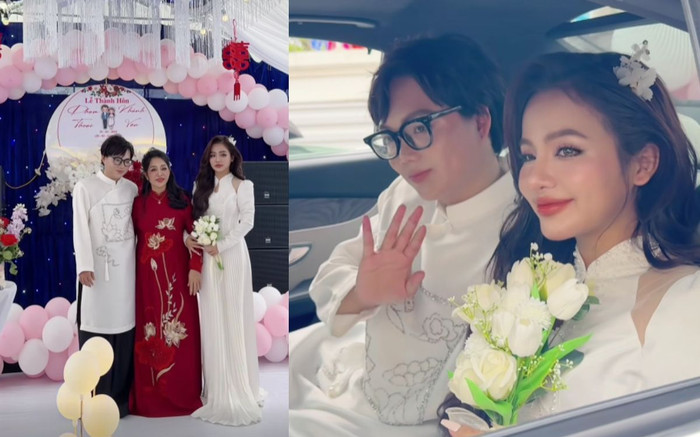 Từng chi tiền tỷ vào đồ hiệu nhưng áo dài cưới của vợ chồng Phạm Thoại lại rẻ bất ngờ Ảnh 2