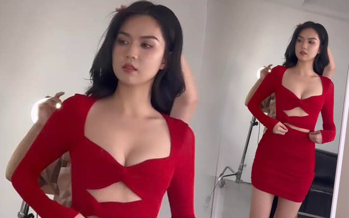 Ngọc Trinh nóng bỏng trở lại: Diện váy ôm sát, cắt khoét mạnh tay, o ép vòng 1 Ảnh 2