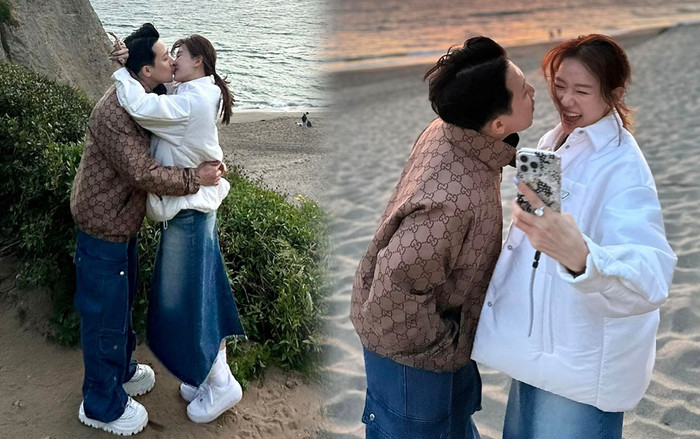 Trấn Thành khoe ảnh cực ngọt bên bà xã, chỉ một hành động khiến dân tình đồng loạt 'xin vía' Ảnh 2