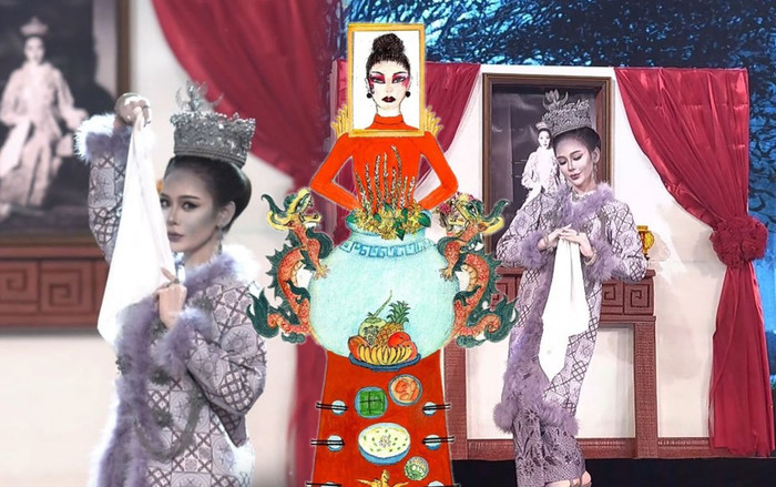 Rùng rợn với trang phục dân tộc Miss Grand Thailand, thiết kế 'Bàn Thờ' cũng chào thua Ảnh 2