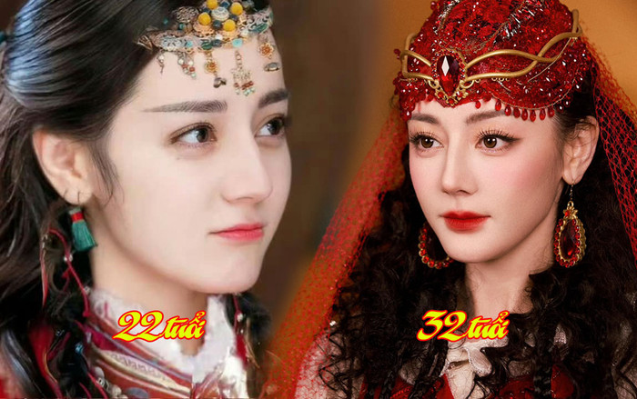 Địch Lệ Nhiệt Ba 10 năm trước và hiện tại, có còn là đệ nhất mỹ nữ Tân Cương? Ảnh 2