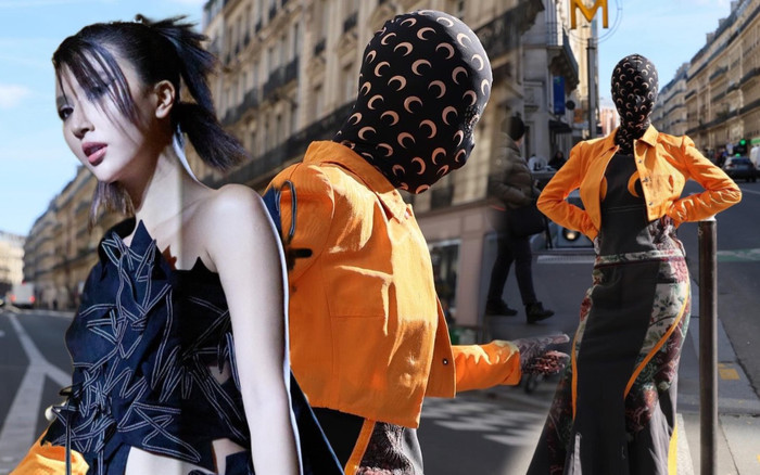 Quỳnh Anh Shyn diện đồ như 'Ninja Lead' đến Paris Fashion Week Ảnh 2