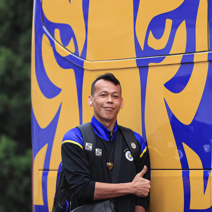 Chia tay CLB Hà Nội, thủ môn Bùi Tấn Trường đã ký hợp đồng 1 năm rưỡi với CLB Bình Phước. Ảnh: Hà Nội FC