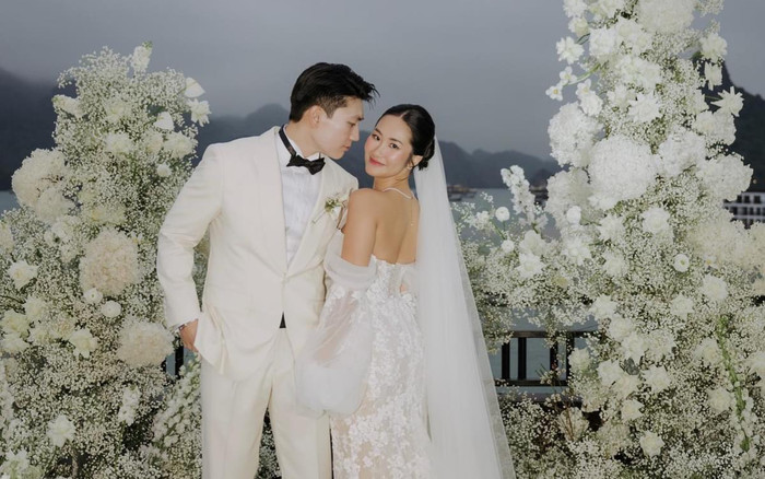 Loá mắt đám cưới trên du thuyền xa hoa của nữ Tiktoker Ảnh 2