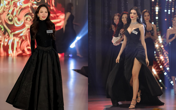 Hoa hậu Mai Phương được gọi tên trước lượt diễn của người đẹp Thổ Nhĩ Kỳ nhưng cô không giành lượt mà đợi MC sửa sai. Do đó, thứ tự catwalk của cả hai đều không bị thay đổi. 