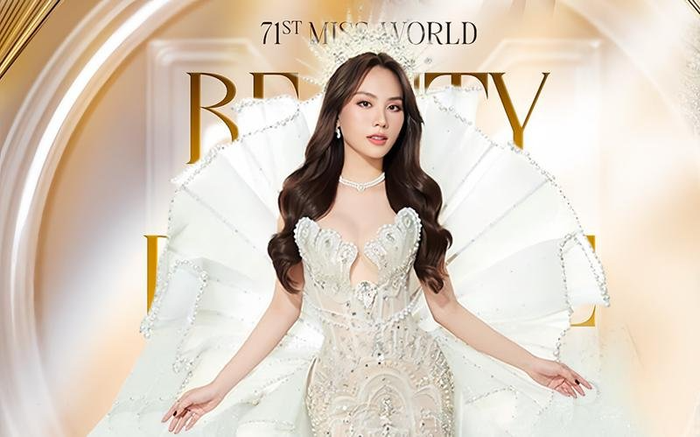 Mai Phương được kỳ vọng có thể 'lội ngược dòng' ngoạn mục trong đêm chung kết Miss World 2023. (Ảnh: NVCC)