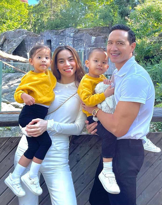 Khoảnh khắc đời thường của gia đình Hồ Ngọc Hà nhận lượng tương tác lớn từ người hâm mộ.