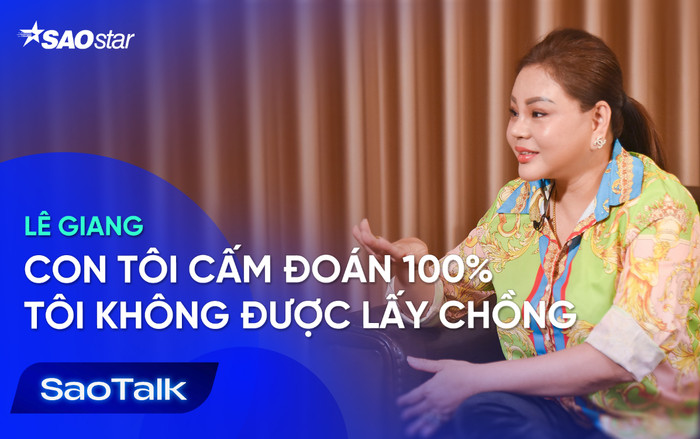 Lê Giang: 'Con tôi cấm đoán 100% tôi không được lấy chồng' Ảnh 2