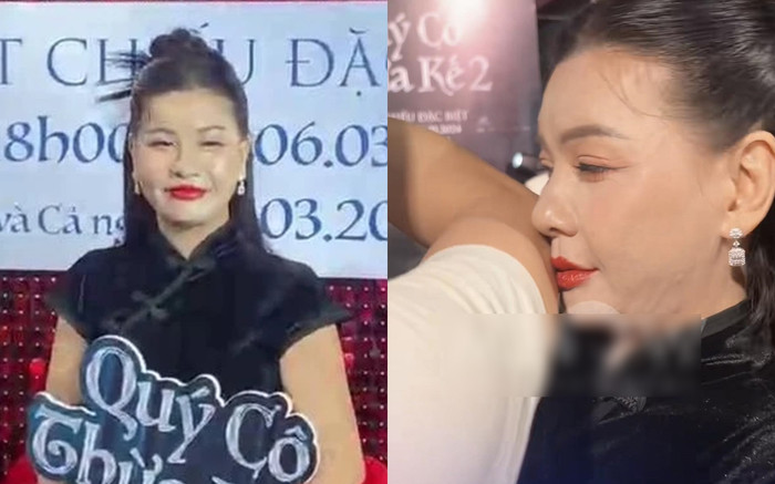 Cát Phượng bị đụng cùi chỏ trúng mặt giữa sự kiện, phản ứng sau đó gây bất ngờ Ảnh 2