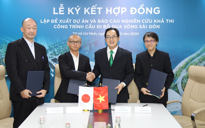Dự án cầu đi bộ qua sông Sài Gòn: Nutifood đã ký kết với đối tác Nhật Ảnh 2