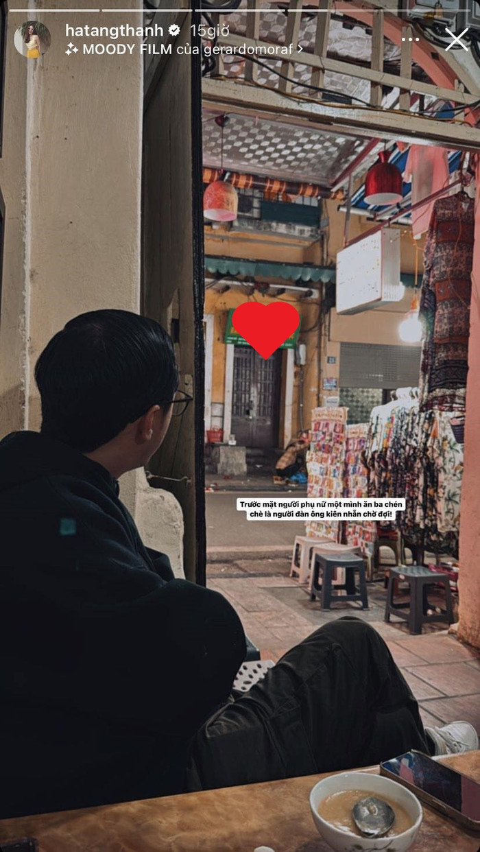 Hình ảnh mới nhất trên trang cá nhân của Tăng Thanh Hà