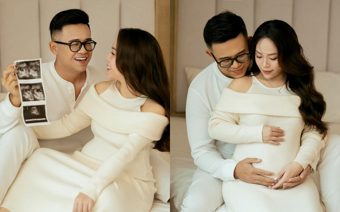 MC Đức Bảo khoe ảnh vợ bầu ngay ngày 8/3 Ảnh 2