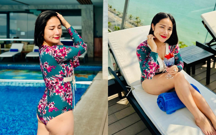 Nhân dịp 8/3, Cát Tường tiết lộ chuyện tình yêu với loạt ảnh bikini Ảnh 2