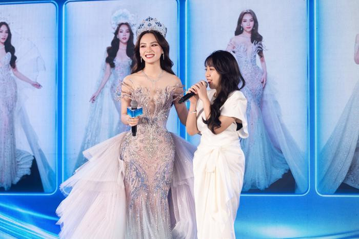 Chiếc váy dạ hội lộng lẫy của Hoa hậu Mai Phương ở CK Miss World Ảnh 5