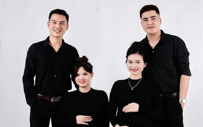 Độc lạ Nghệ An: 2 anh em hỏi vợ cùng 1 ngày, 2 chị em dâu cùng lúc hạ sinh em bé Ảnh 2