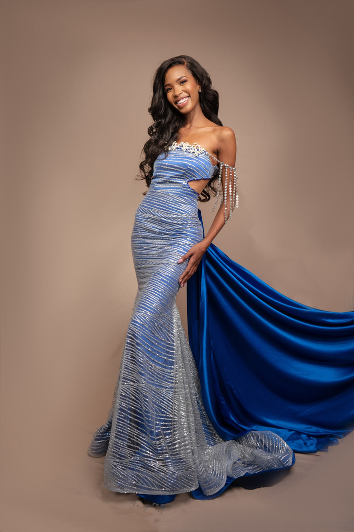 Đại diện Botswana - Lesego Chombo. Ảnh: Miss World