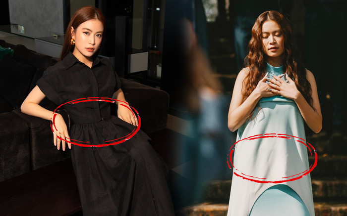 Hoàng Thùy Linh đã diện váy áo thùng thình, giấu bụng từ lâu? Ảnh 2