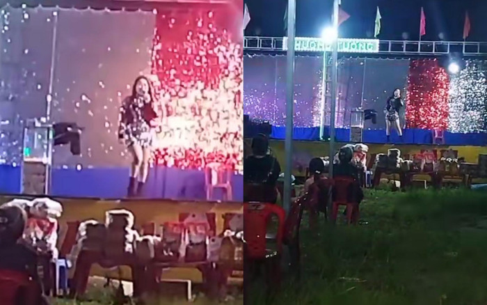 Nữ ca sĩ nổi tiếng miền Tây một thời giờ hát hội chợ, khán giả vắng hoe Ảnh 2