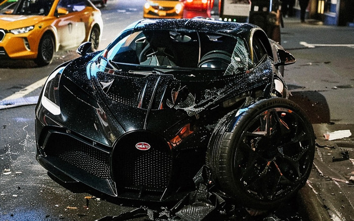 Chiếc Bugatti giá 10 triệu USD gặp tai nạn nhưng sự thật sẽ khiến nhiều người bất ngờ Ảnh 2