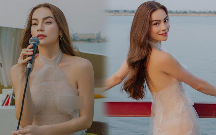 Hồ Ngọc Hà bị 'lộ hàng' vì diện váy xuyên thấu Ảnh 2