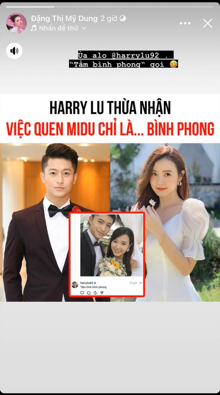 Midu phản ứng thế nào khi được gọi là 'bình phong' của Harry Lu? Ảnh 2