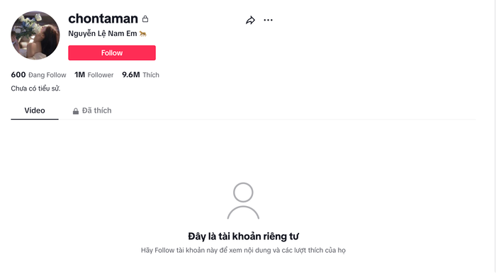 Nam Em khoá hai tài khoản mạng xã hội sau ồn ào.