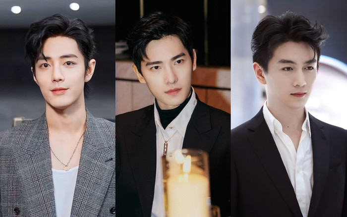 Tiêu Chiến, Dương Dương, Trần Hiểu (từ trái sang). 