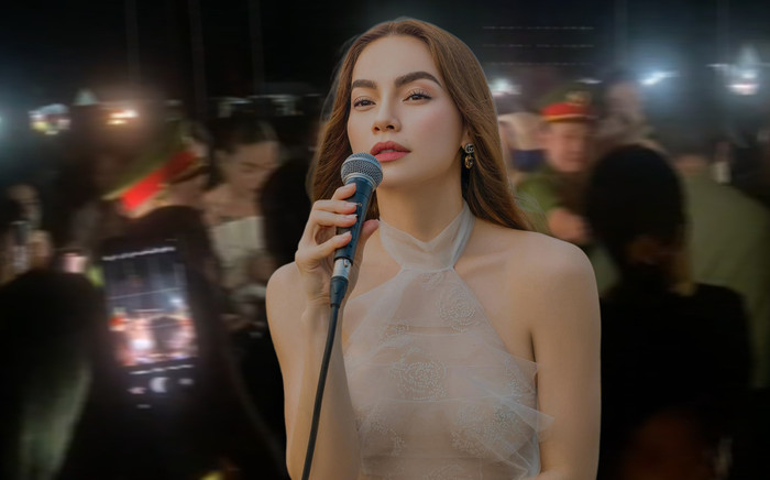 Khán giả vây kín Hồ Ngọc Hà xin chữ ký sau show diễn, thái độ nữ ca sĩ ra sao? Ảnh 2