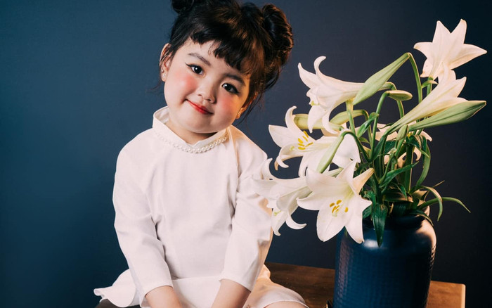 Ảnh hồi nhỏ của con gái Quỳnh Kool gây sốt trở lại, chuẩn bản sao hoàn hảo của mẹ Ảnh 2