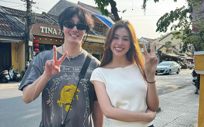 Hoa hậu Tiểu Vy vô tình gặp một sao Hàn tại Việt Nam, danh tính người này gây bất ngờ Ảnh 2