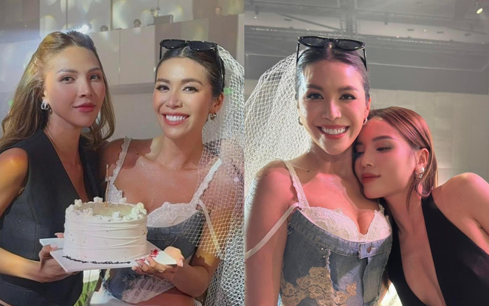 Hoa hậu Kỳ Duyên né mặt bạn gái tin đồn trong lễ cưới Minh Tú Ảnh 2