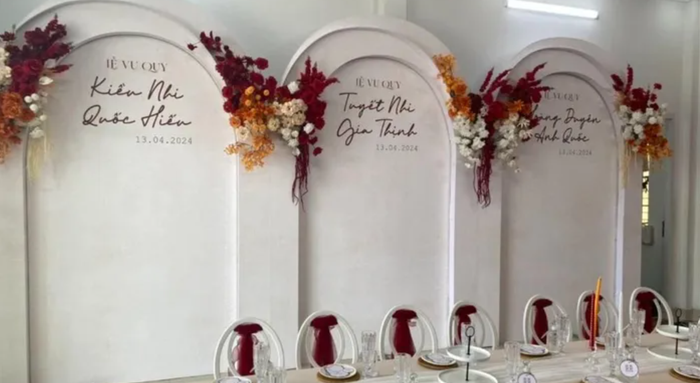 Đám cưới của ba cô con gái khiến cả TP Bảo Lộc xôn xao.