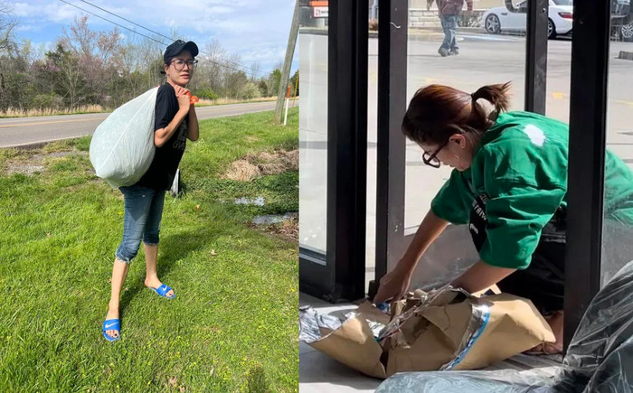 Định cư tại Mỹ, Trang Trần làm nhiều công việc tay chân.