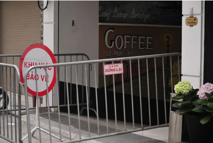 Hiện trường đang được phong toả - Ảnh: Tổng hợp