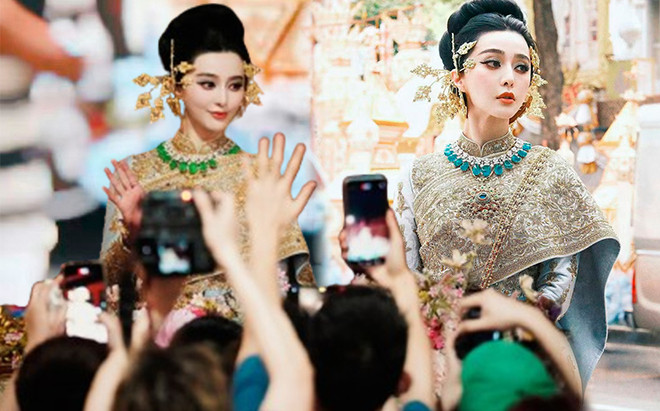 'Chiêu trò' của Phạm Băng Băng sau hình ảnh gây sốt tại lễ hội té nước ở Thái Lan Ảnh 2