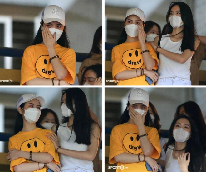 Chu Thanh Huyền và Doãn Hải My từng có thời điểm khá thân thiết, trò chuyện thân tình với nhau. Ảnh; Sport5