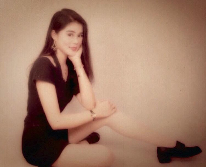 Thời trẻ, bà xã Quyền Linh đã có phong cách thời trang sành điệu khiến ngoại hình của cô càng trở nên ấn tượng. 