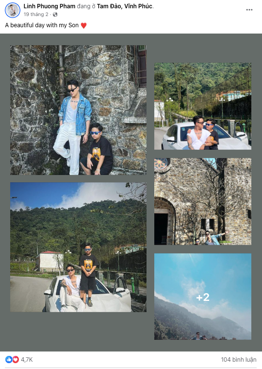 TiTi (HKT) công khai ảnh du lịch cùng quý tử vào đầu năm 2024. 