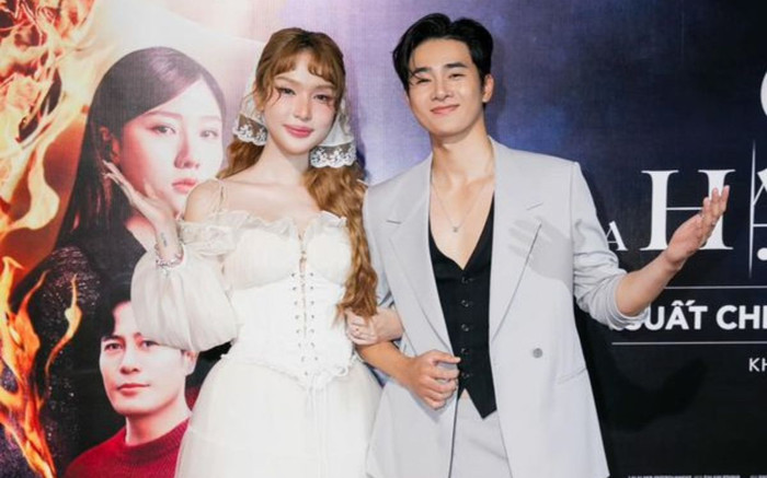 Thảm đỏ phim mới của Thái Hòa: Nhâm Phương Nam - Mỹm Trần ghi điểm Ảnh 2