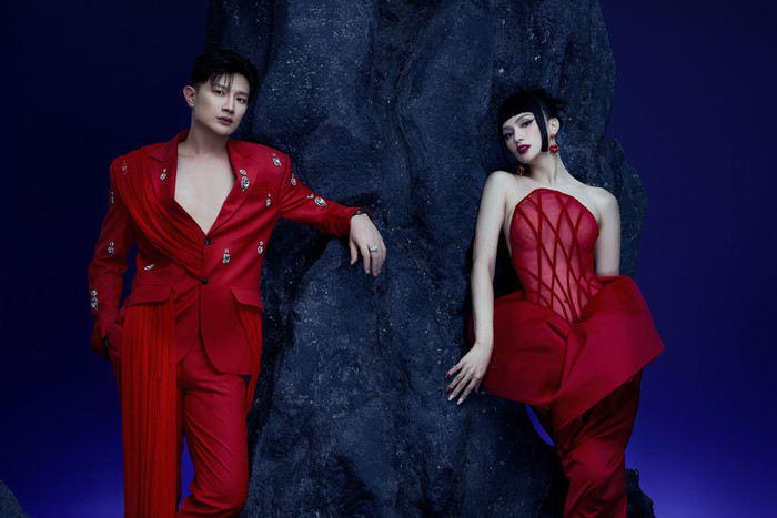 Hương Giang và Dược sĩ Tiến chính là đôi bạn 'cùng tiến' của giới showbiz Việt. Ảnh: FBNV