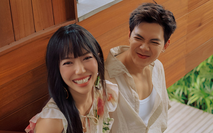 Anh Tú - Diệu Nhi liên tục phát 'cẩu lương' tại Bali, biểu cảm của đàng trai gây sốt Ảnh 2