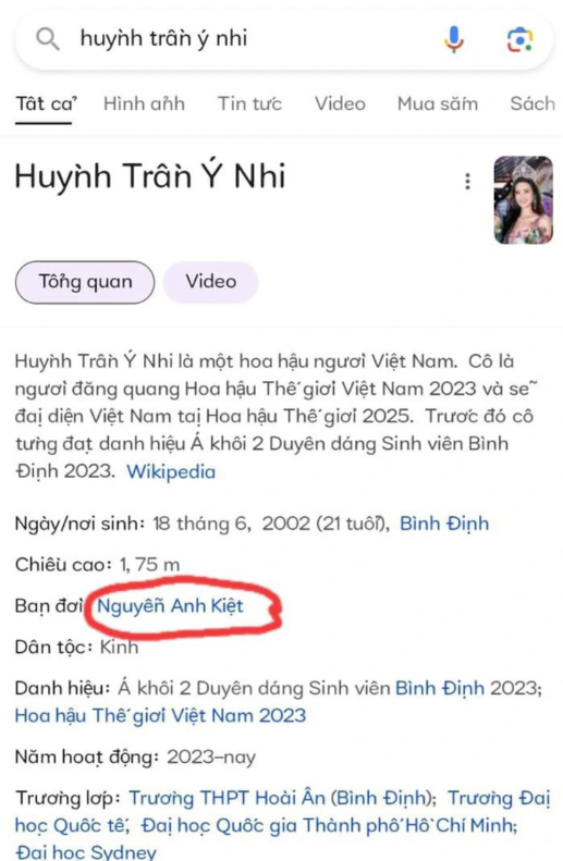 Phía Hoa hậu Ý Nhi phủ nhận tin đồn nàng hậu đã kết hôn. 