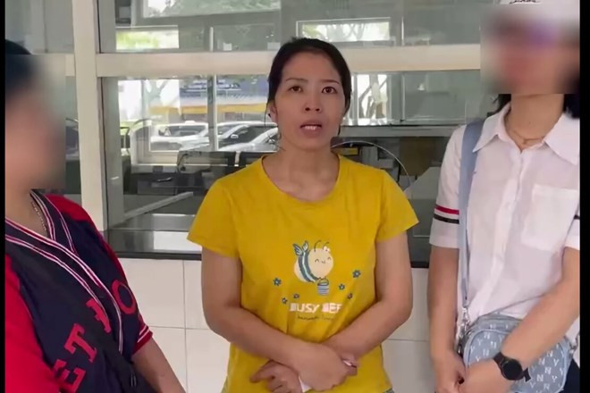 Mẹ cháu Đ. Ảnh: Lao động