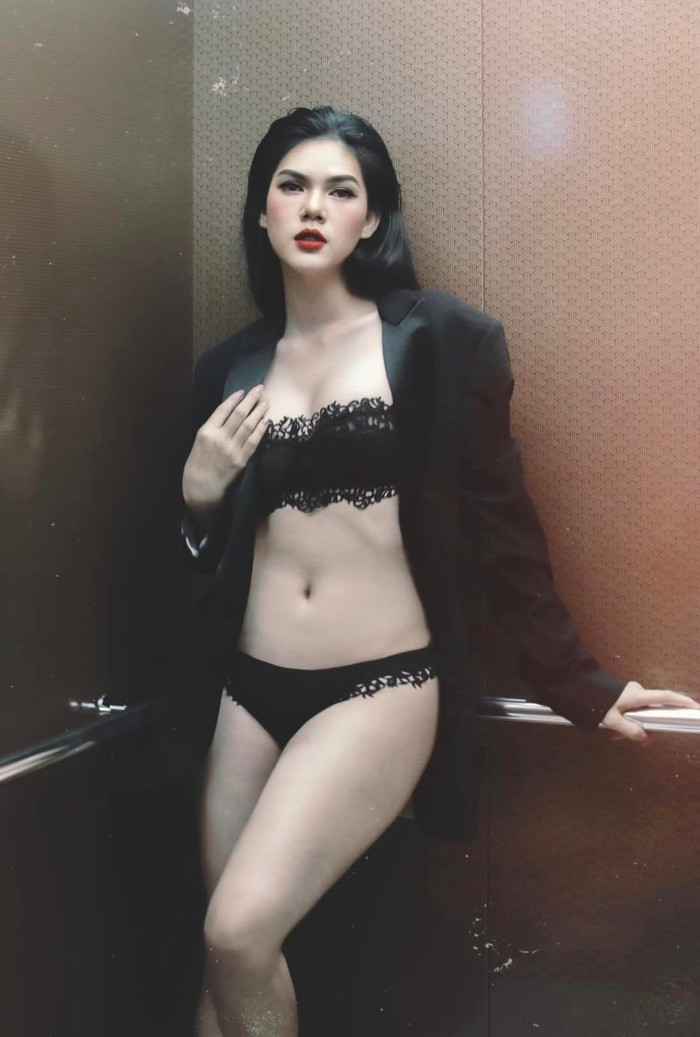 Người đẹp nhận được nhiều sự chú ý bởi vừa trùng tên vừa có ngoại hình tương đồng với 'Nữ hoàng nội y' Ngọc Trinh.