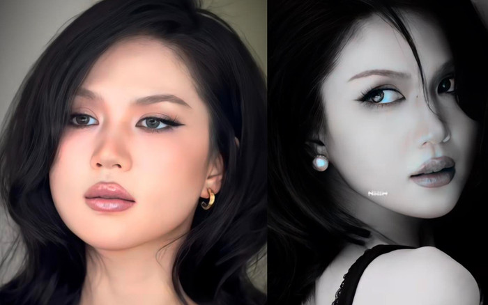 Nhan sắc khác lạ của Ngọc Trinh trong cùng một video Ảnh 2