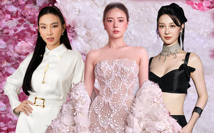 Đẳng cấp quý cô: Midu sang trọng với váy xuyên thấu, Thùy Tiên chuẩn mẫu trăm triệu Ảnh 2