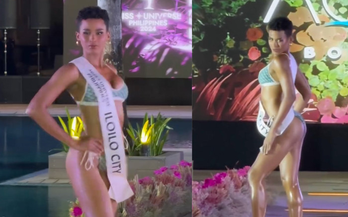 Thí sinh 'giống con trai' tại Miss Universe Philippines 'walk' mượt mà trong bộ bikini nhỏ xíu Ảnh 2