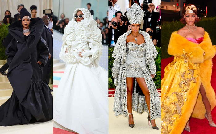 'Tắc kè hoa' Rihanna tại Met Gala Ảnh 2