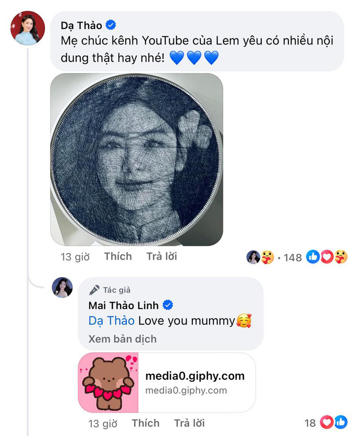 Mẹ Lọ Lem cũng để lại những lời động viên con gái. 