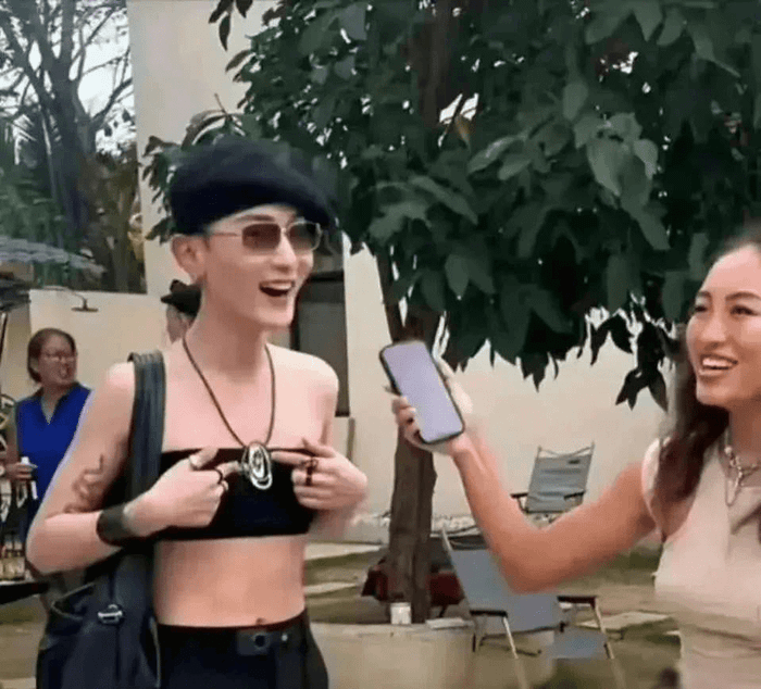 Dân tình cho rằng người này đã giả mạo và tự nhận bản thân là diễn viên Trương Mẫn. Ảnh: Sưu tầm